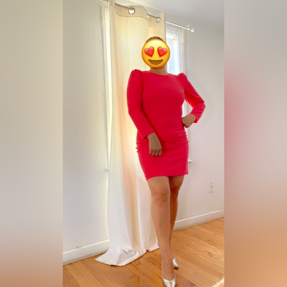 Eliza J short dress, coral pink size 10 - Picture 6 of 6